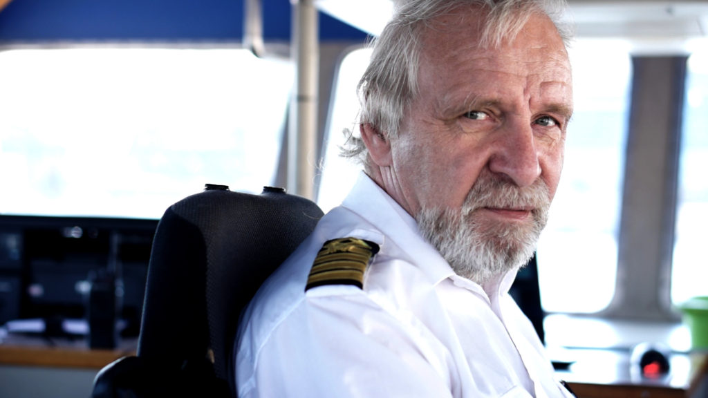 Allan Jonsson kapten på Djurgårdsfärjan