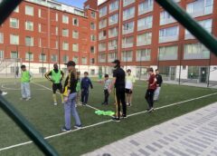 Fotbollen ger ukrainska barn nytt sammanhang